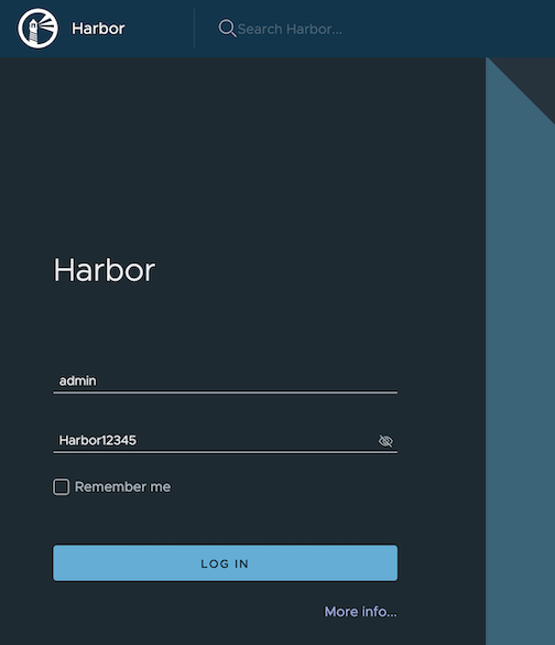 Harbor web portal
